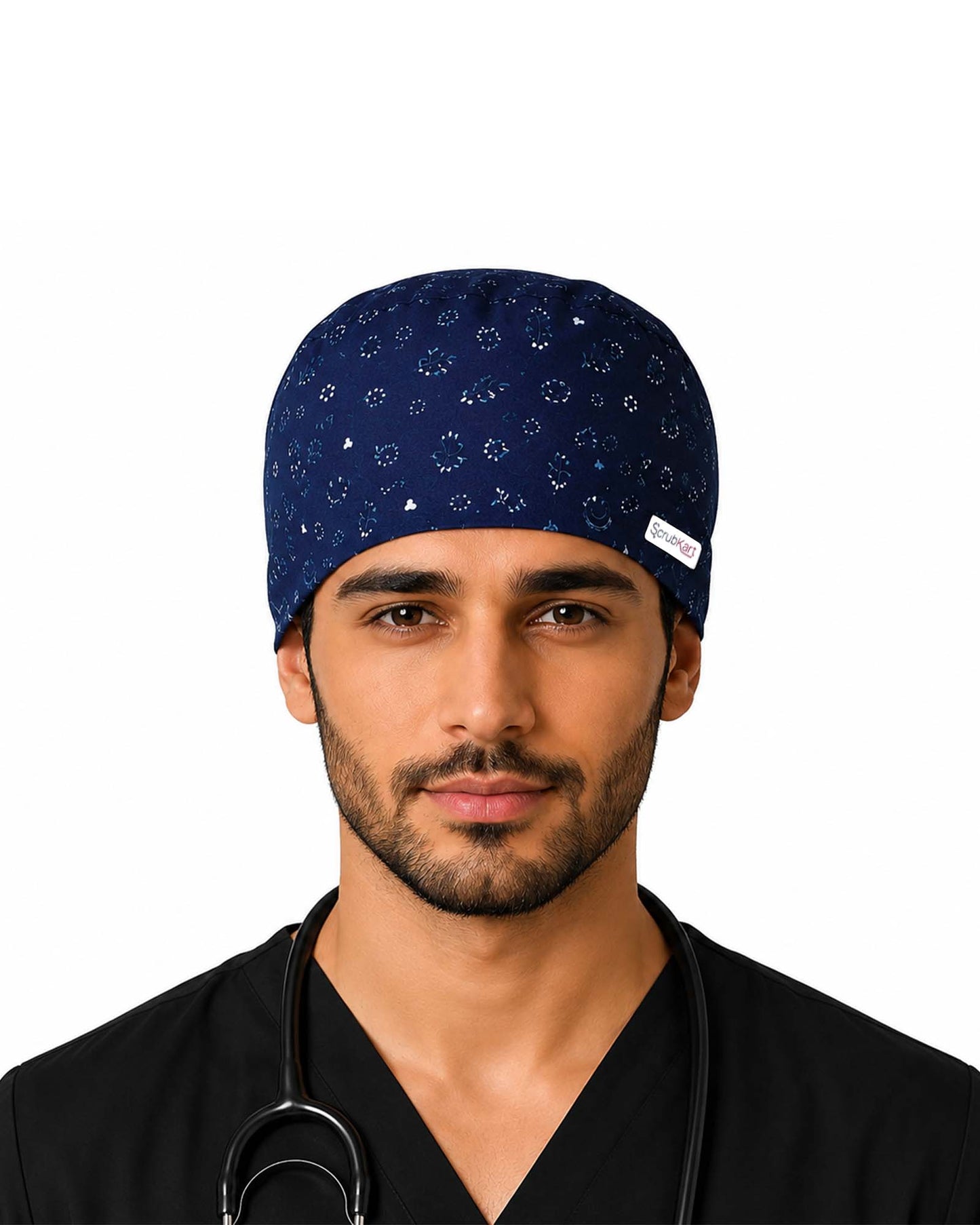 Classic Printed Scrub Cap
