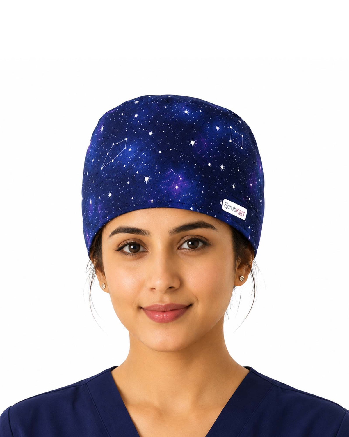 Premium Printed Sweatband Scrub Cap