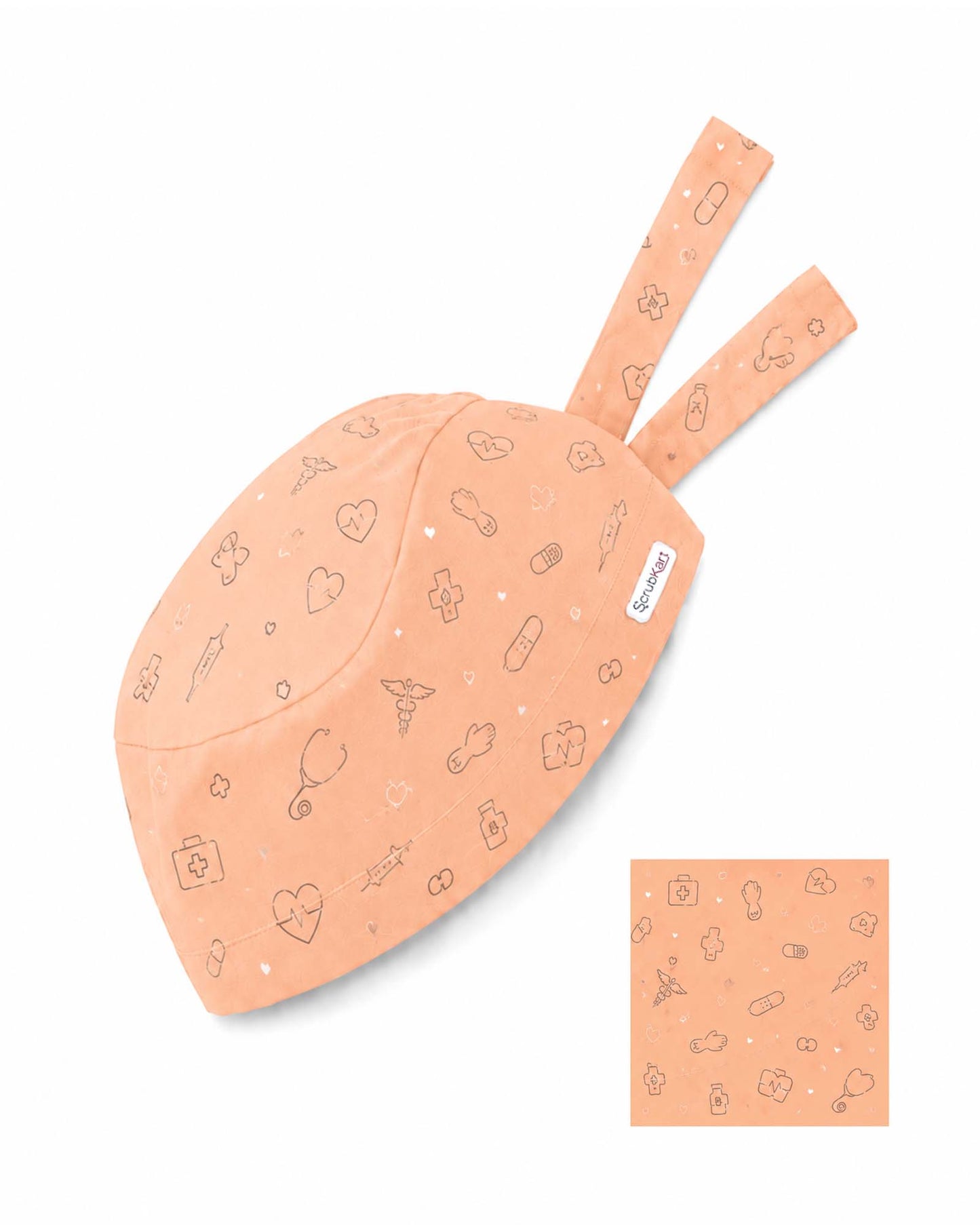 Classic Printed Scrub Cap