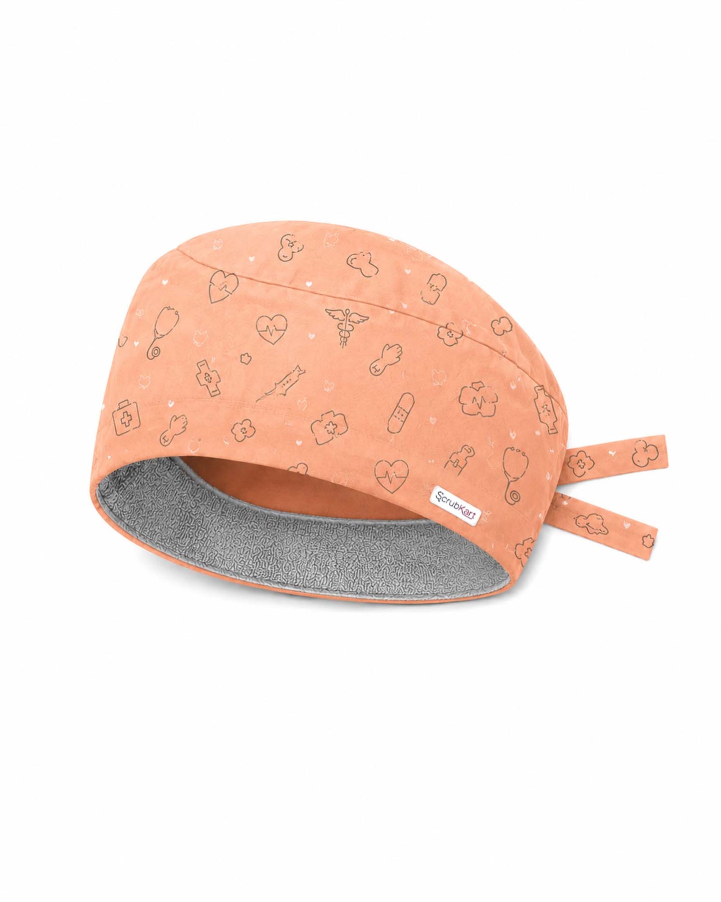 Premium Printed Sweatband Scrub Cap
