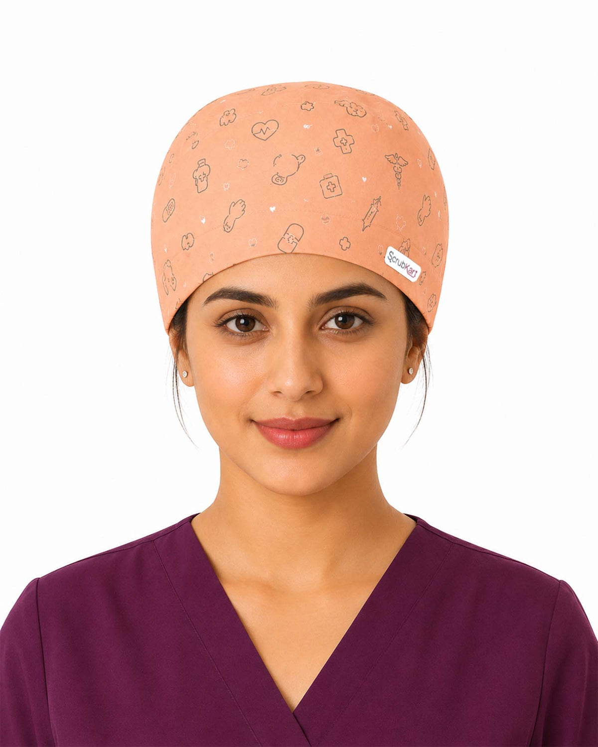 Classic Printed Scrub Cap